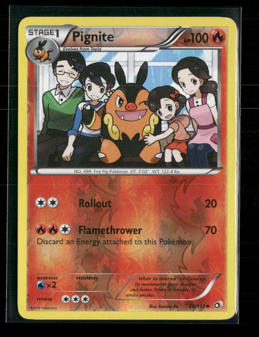 Legendary Treasures Pignite Reverse Holo #26/113