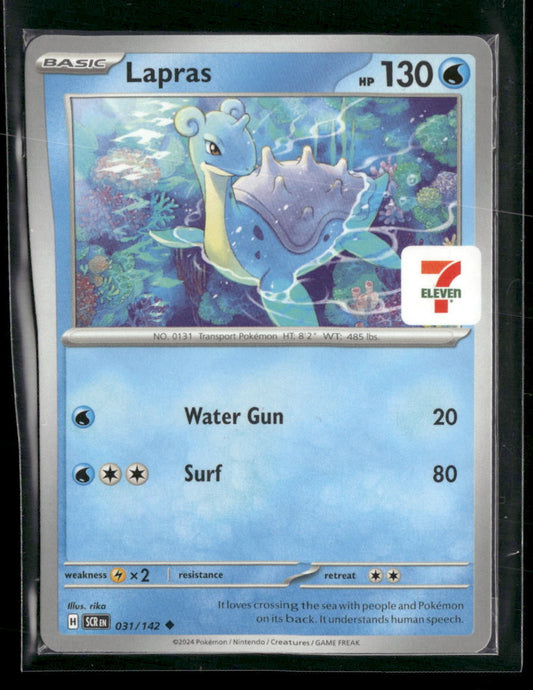 Miscellaneous Cards Lapras (7-Eleven Promo) #031/142 Sealed