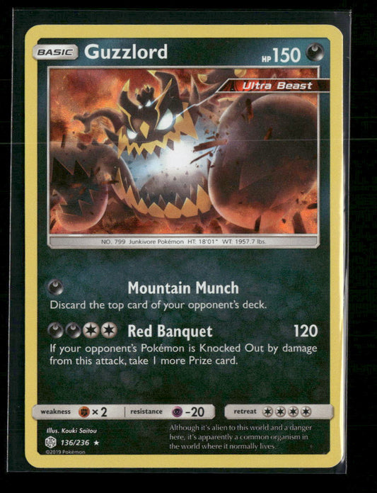 SM - Cosmic Eclipse Guzzlord #136/236