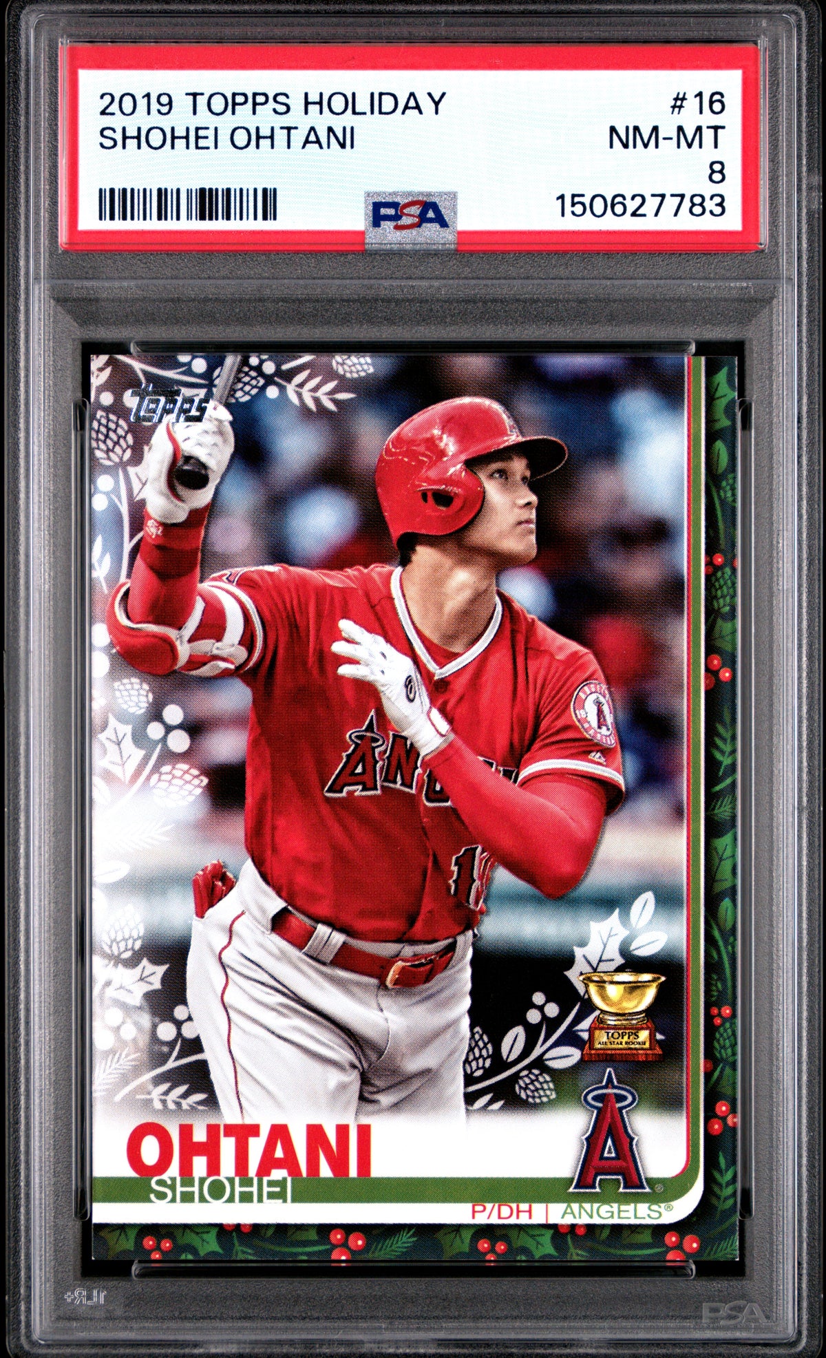 2019 Topps Holiday Shohei Ohtani 8 PSA #16