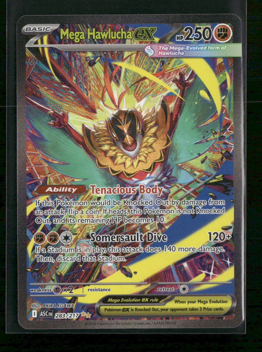 ME: Ascended Heroes Mega Hawlucha ex #283/217