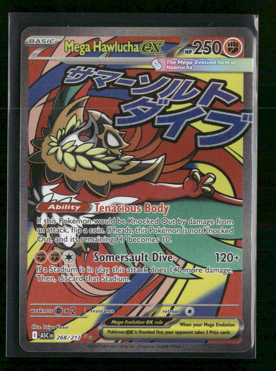 ME: Ascended Heroes Mega Hawlucha ex #268/217