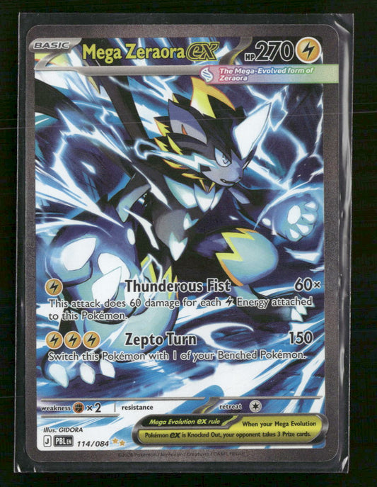 ME05: Pitch Black Mega Zeraora ex #114/084