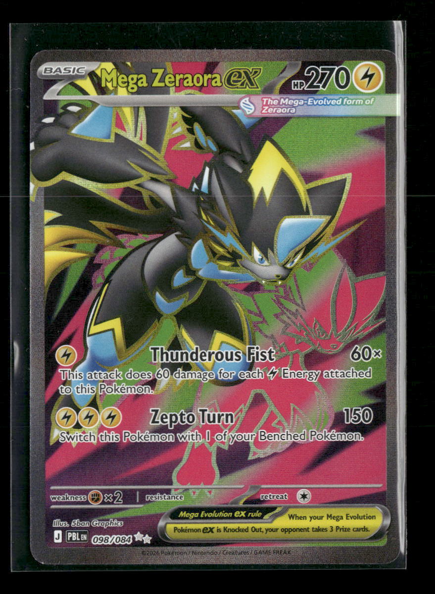 ME05: Pitch Black Mega Zeraora ex #098/084