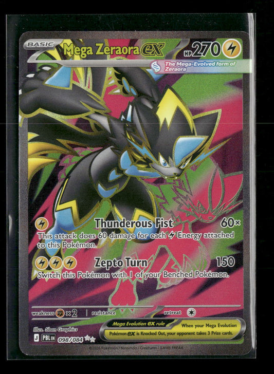 ME05: Pitch Black Mega Zeraora ex #098/084