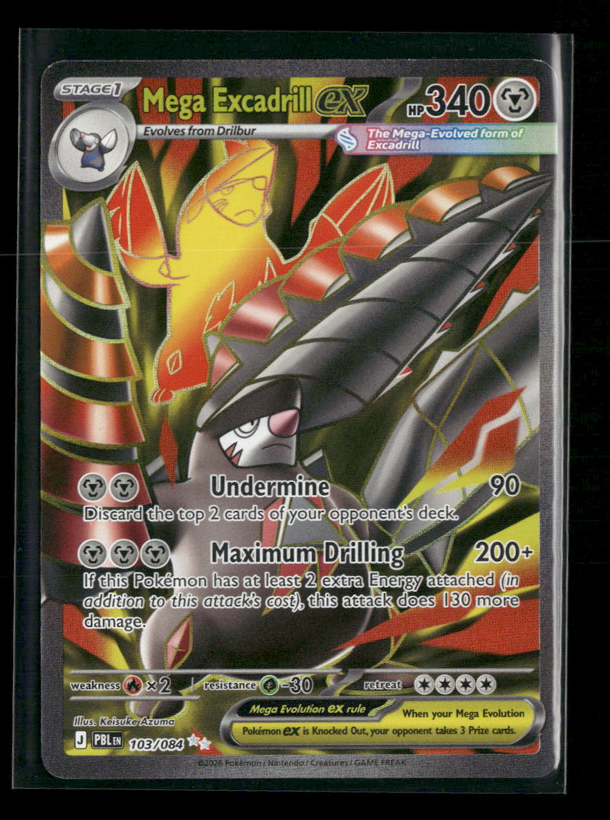 ME05: Pitch Black Mega Excadrill ex #103/084