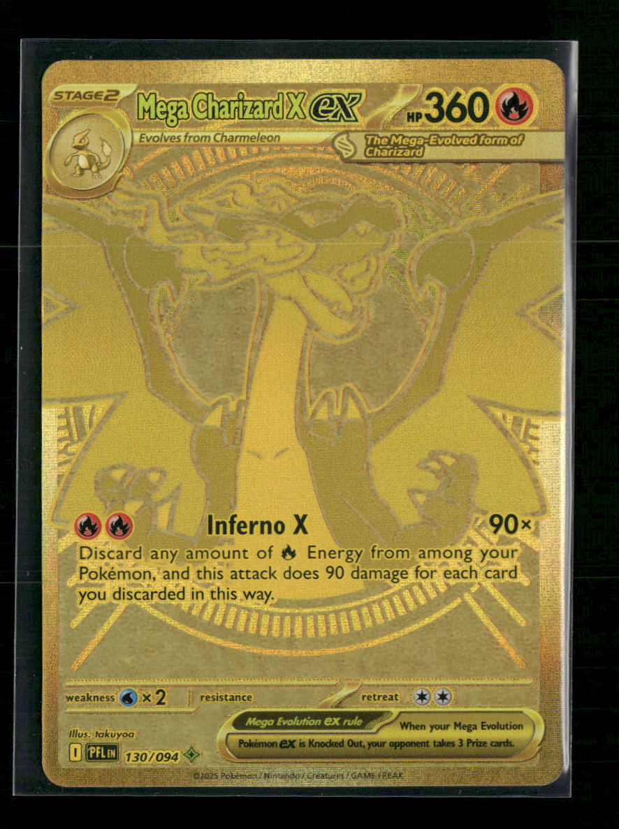 ME02: Phantasmal Flames Mega Charizard X ex #130/094