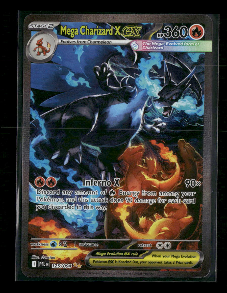 ME02: Phantasmal Flames Mega Charizard X ex #125/094