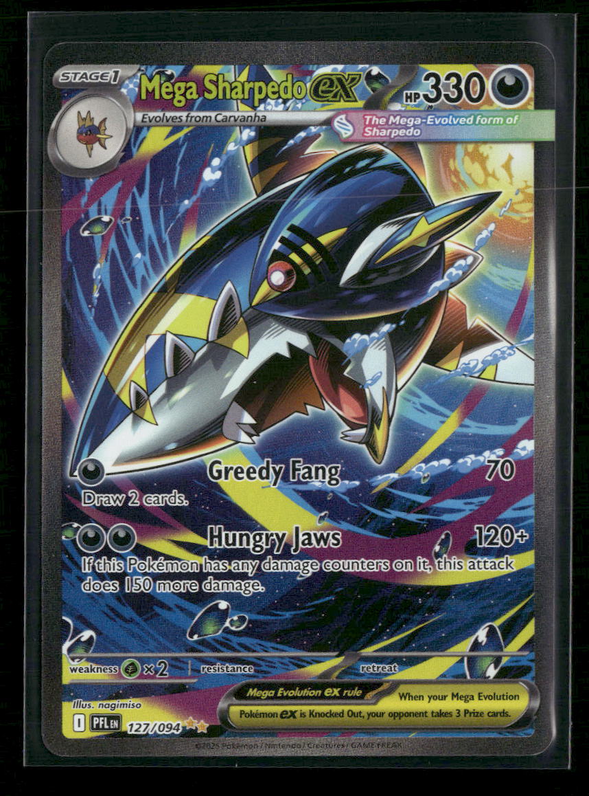 ME02: Phantasmal Flames Mega Sharpedo ex #127/094