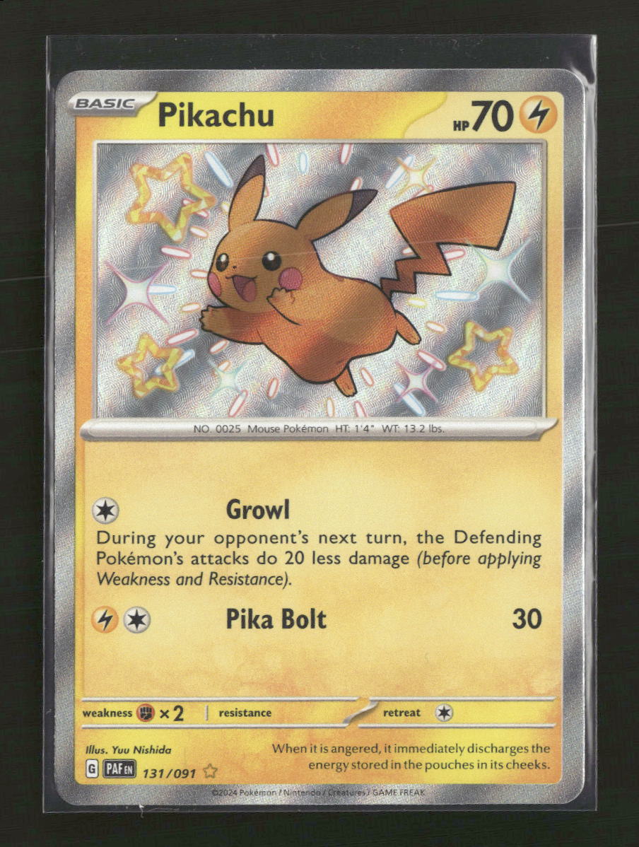 SV: Paldean Fates Pikachu #131/091