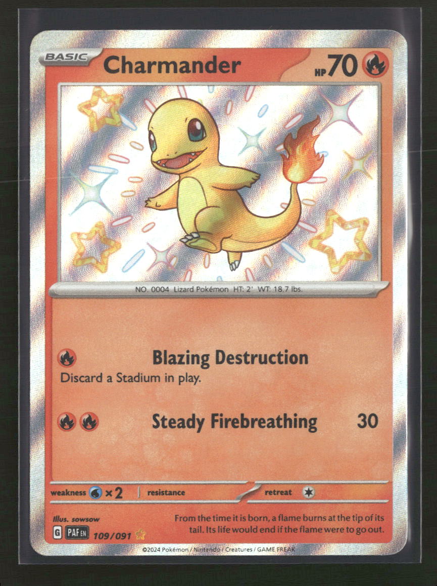 SV: Paldean Fates Charmander #109/091