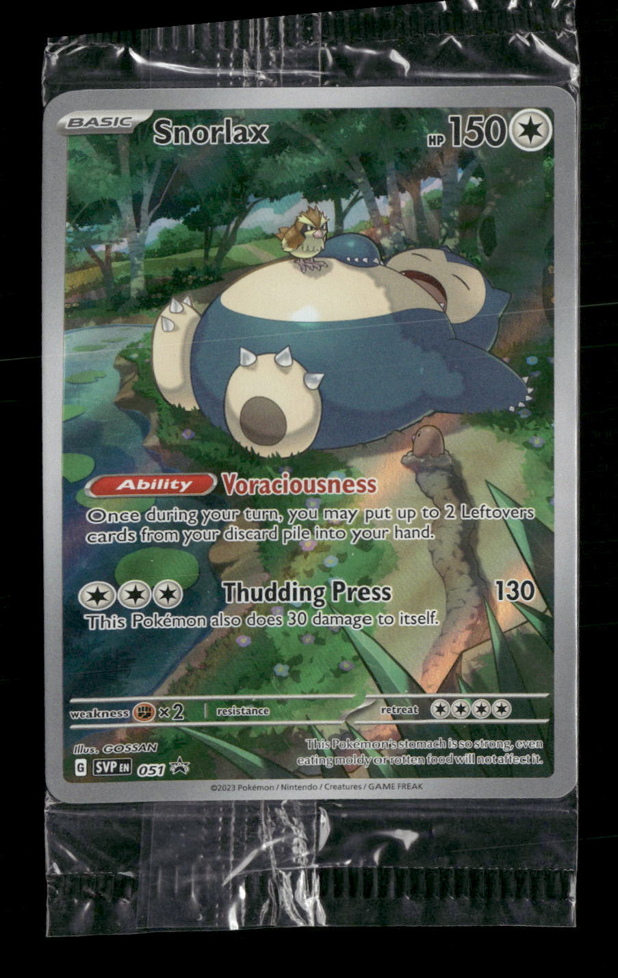 SV: Scarlet & Violet Promo Cards Snorlax #051