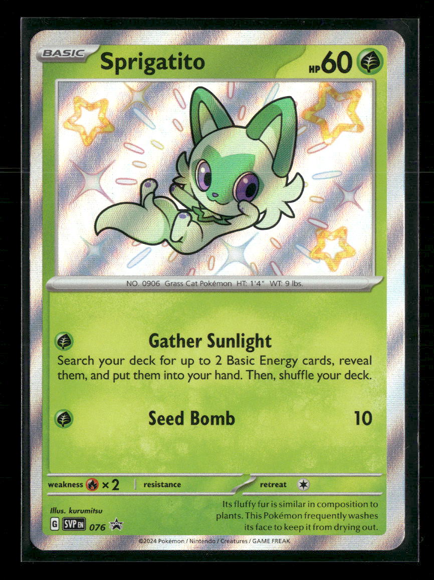 SV: Scarlet & Violet Promo Cards Sprigatito #076