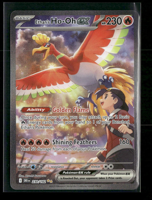 SV10: Destined Rivals Ethan's Ho-Oh ex #230/182