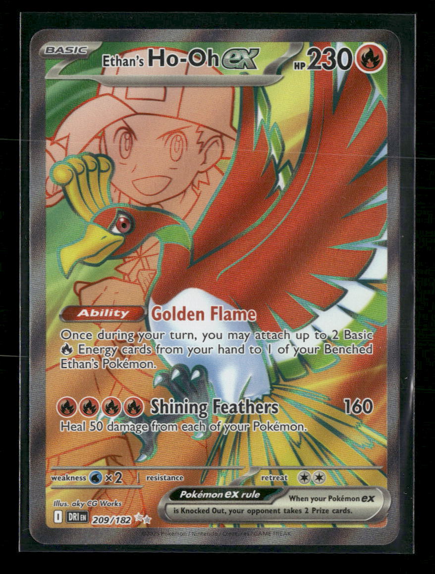 SV10: Destined Rivals Ethan's Ho-Oh ex #209/182
