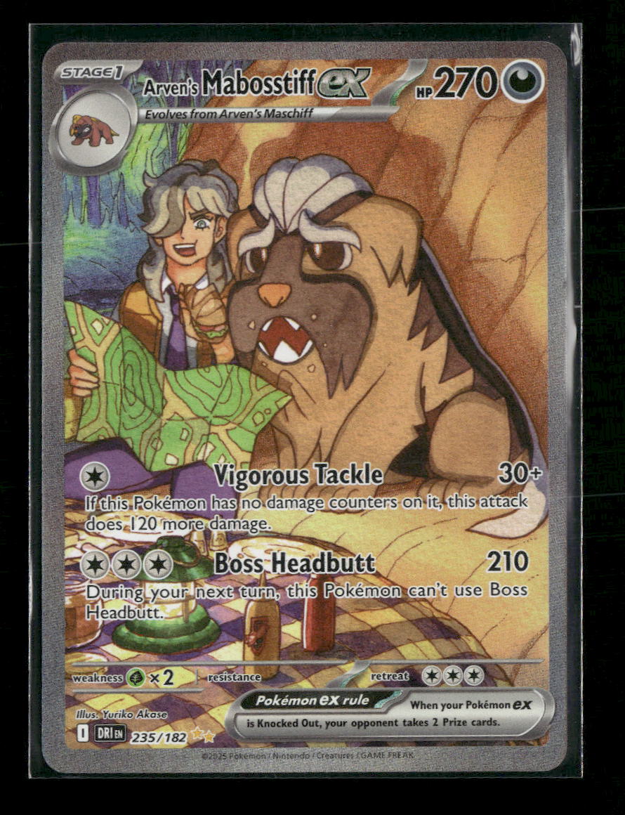 SV10: Destined Rivals Arven's Mabosstiff ex #235/182