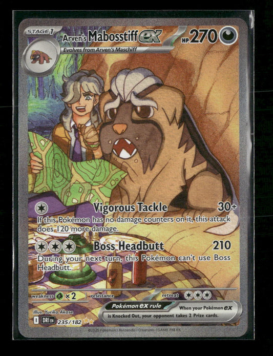 SV10: Destined Rivals Arven's Mabosstiff ex #235/182