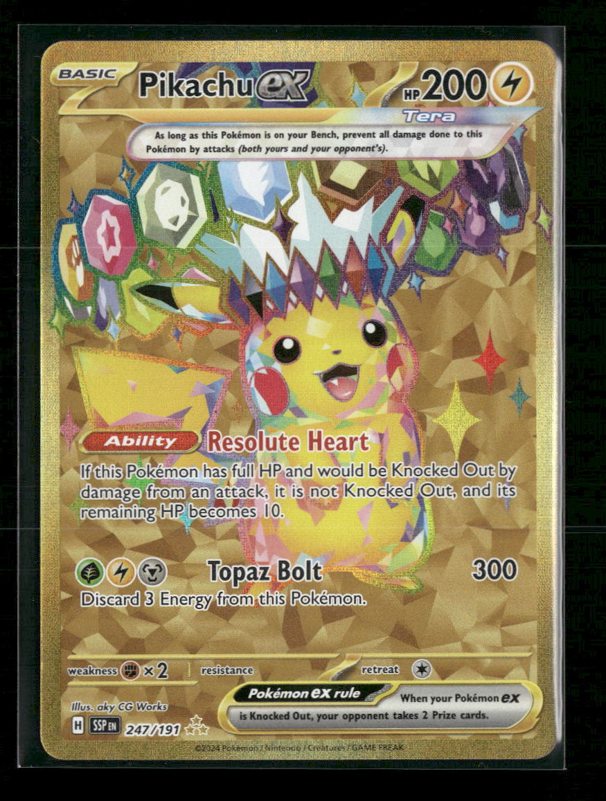 SV08: Surging Sparks Pikachu ex #247/191