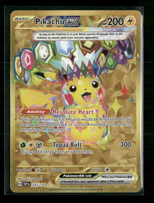 SV08: Surging Sparks Pikachu ex #247/191