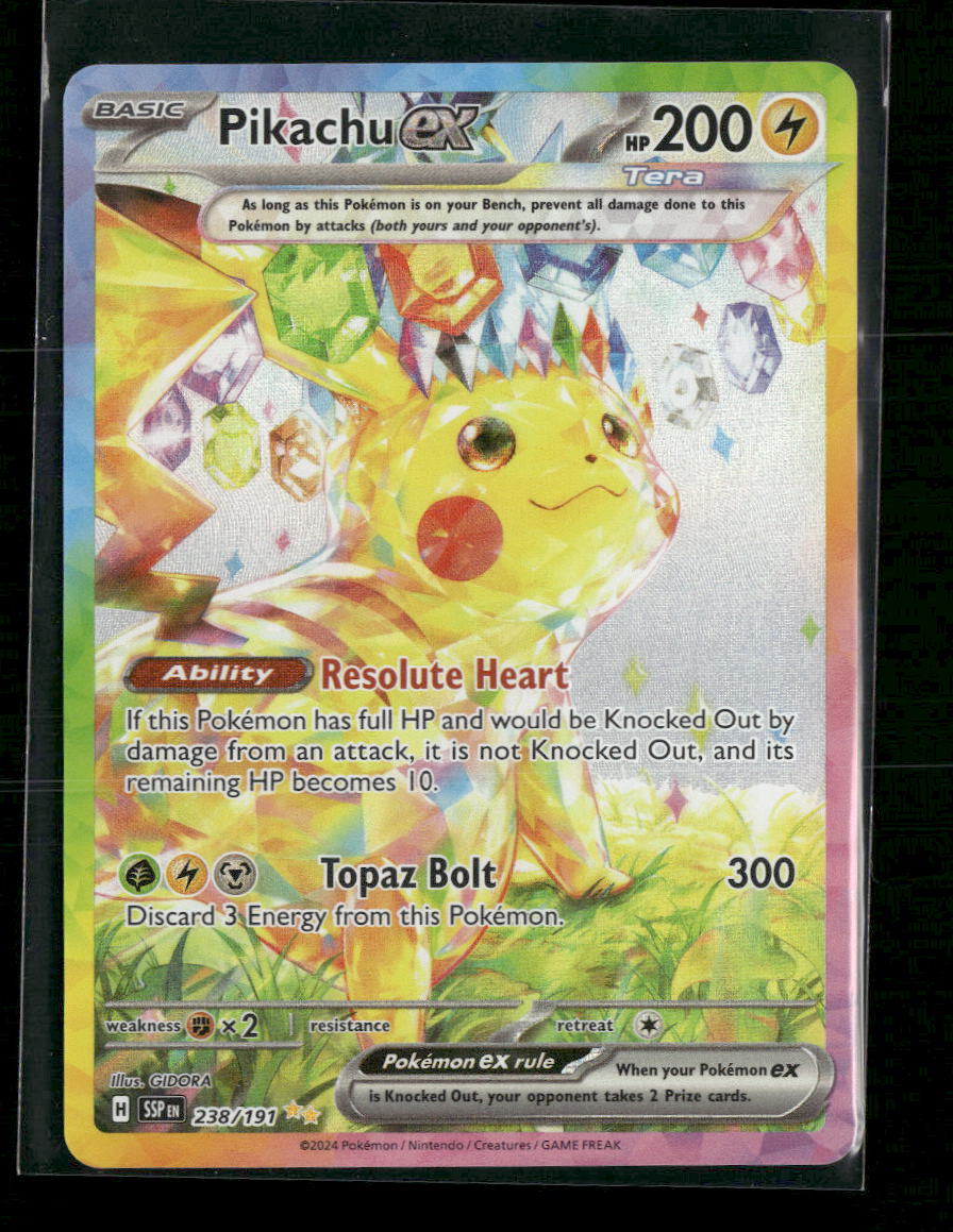 SV08: Surging Sparks Pikachu ex #238/191