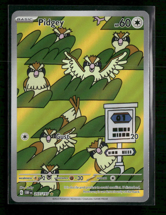 SV03: Obsidian Flames Pidgey #207/197