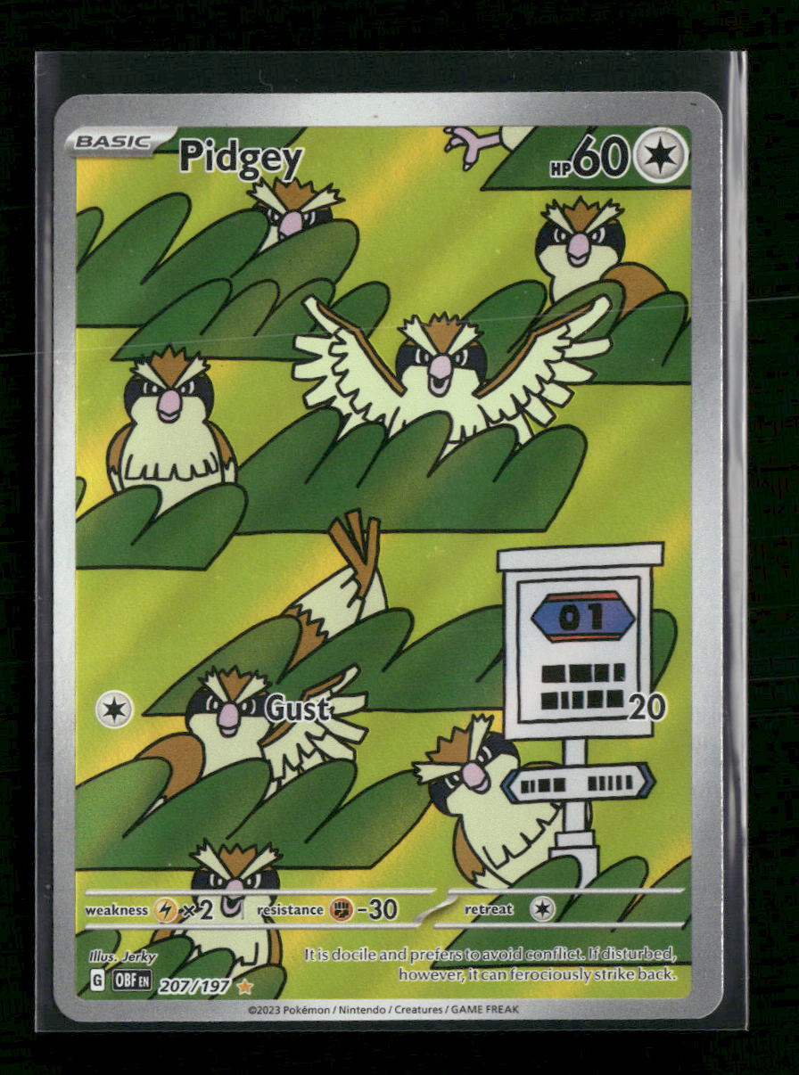 SV03: Obsidian Flames Pidgey #207/197