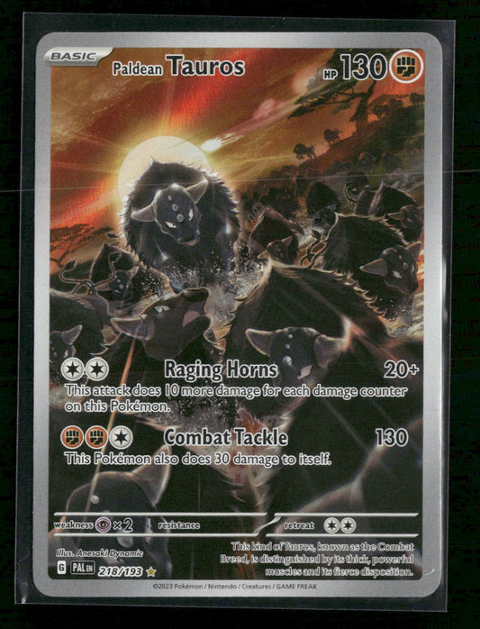 SV02: Paldea Evolved Paldean Tauros #218/193
