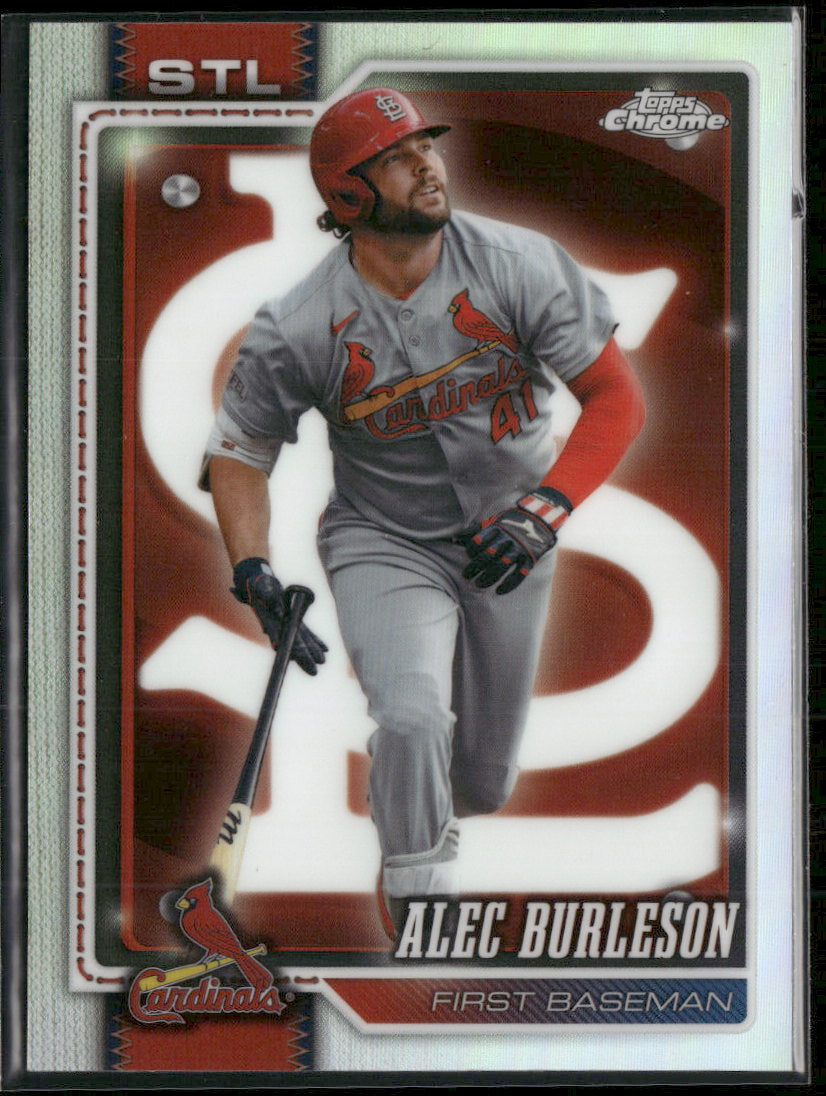 2026 Topps Chrome Lightboard Logo Refractors Alec Burleson #156