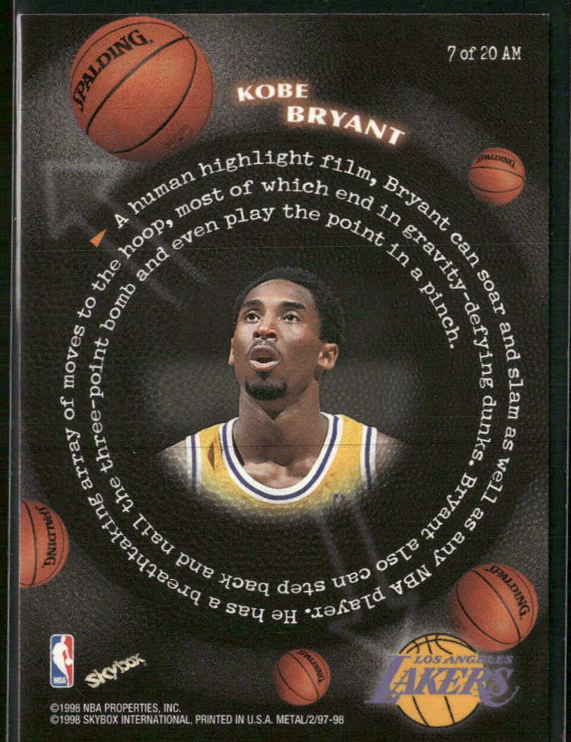 1997-98 Metal Universe Championship All Millenium Kobe Bryant #7AM