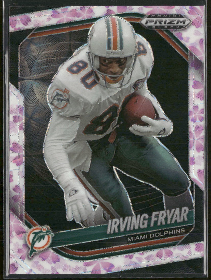 2025 Panini Prizm Black Prizms Cherry Blossom Irving Fryar #/20 #83