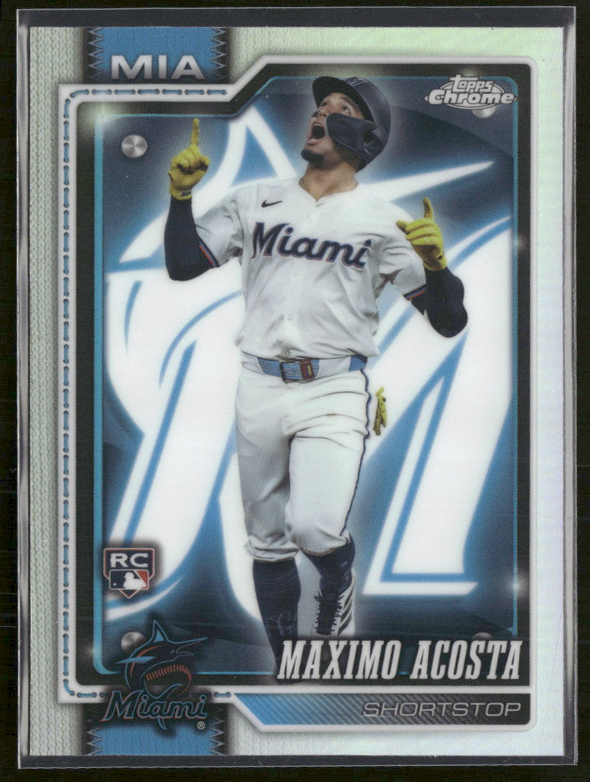 2026 Topps Chrome Lightboard Logo Refractors Maximo Acosta RC #239