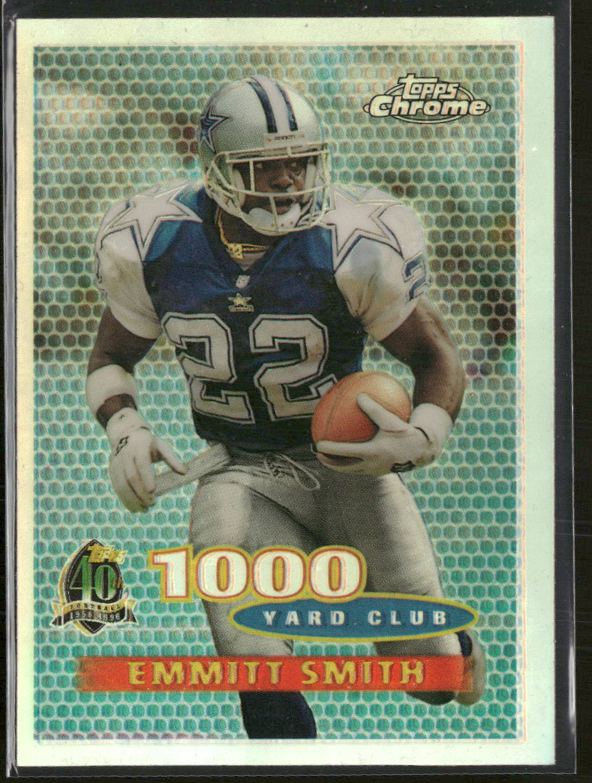 1996 Topps Chrome Refractors Emmitt Smith #50