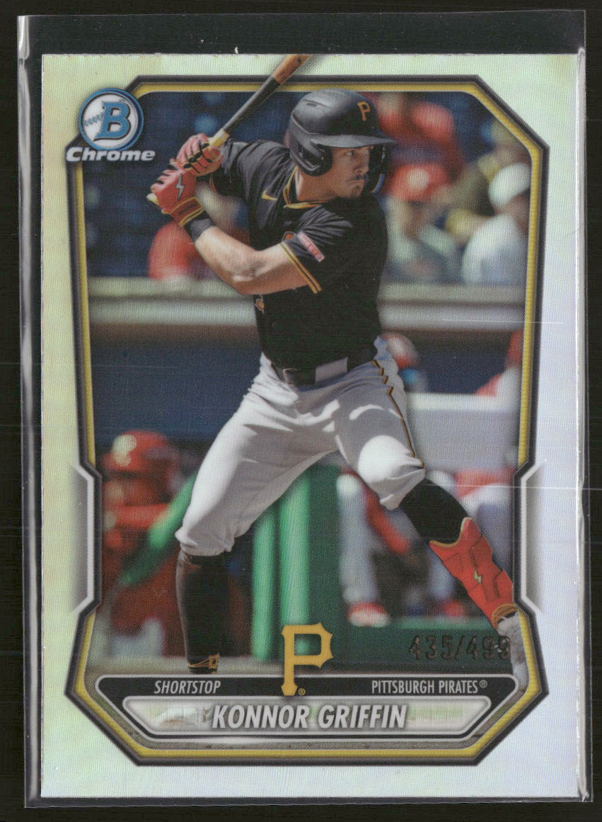 2026 Bowman Chrome Prospects Refractor Konnor Griffin #/499 #BCP-92