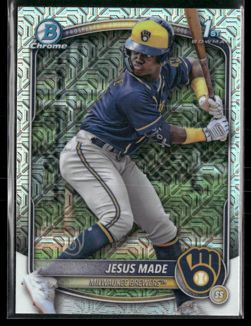 2025 Bowman Chrome Prospects Mojo Refractor Jesus Made #BCP-50