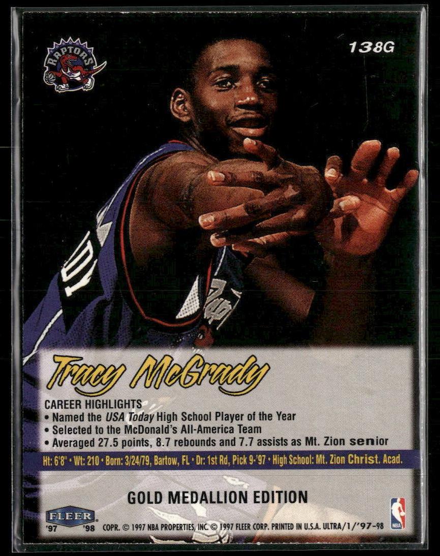 1997-98 Ultra Gold Medallion Tracy McGrady #138G