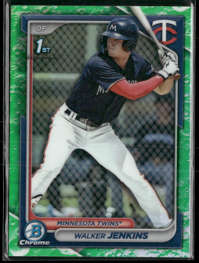 2024 Bowman Chrome Prospects Lunar Glow Refractors Walker Jenkins #BCP-43