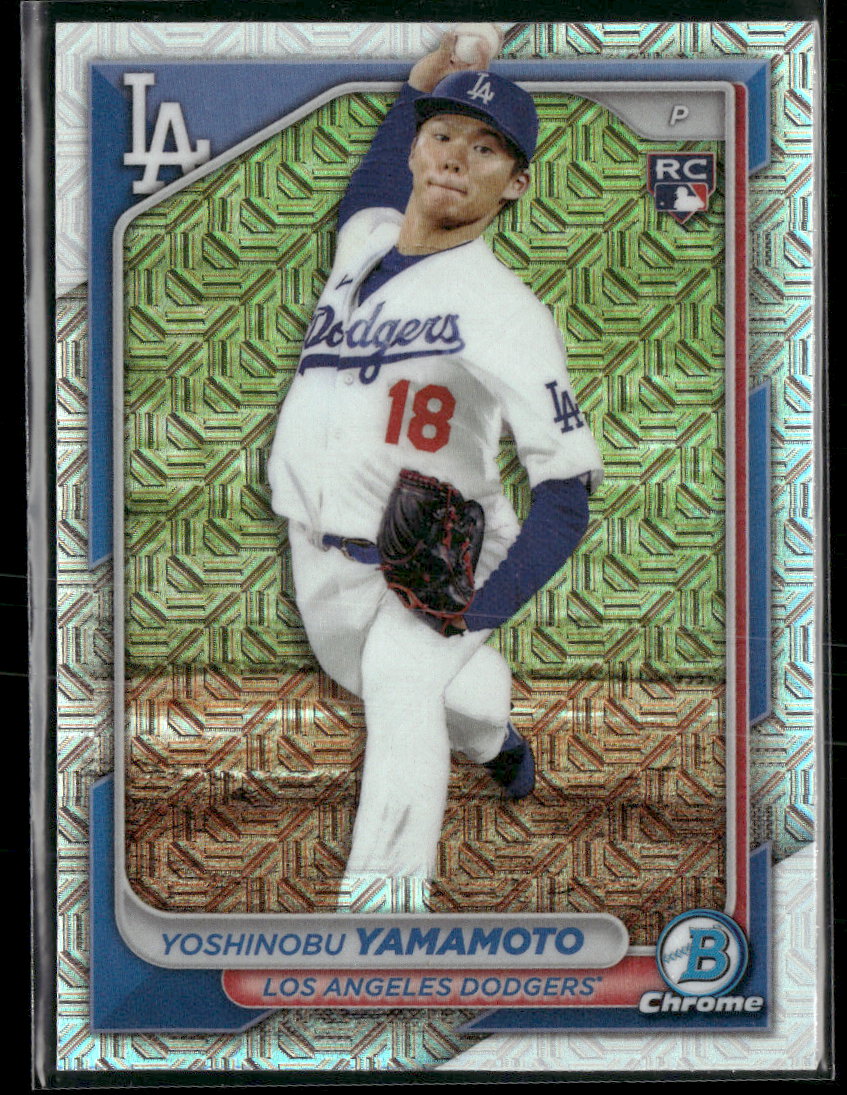 2024 Bowman Chrome Mojo Refractors Yoshinobu Yamamoto #36