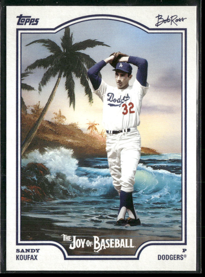 2025 Topps x Bob Ross: The Joy of Baseball Sandy Koufax #71