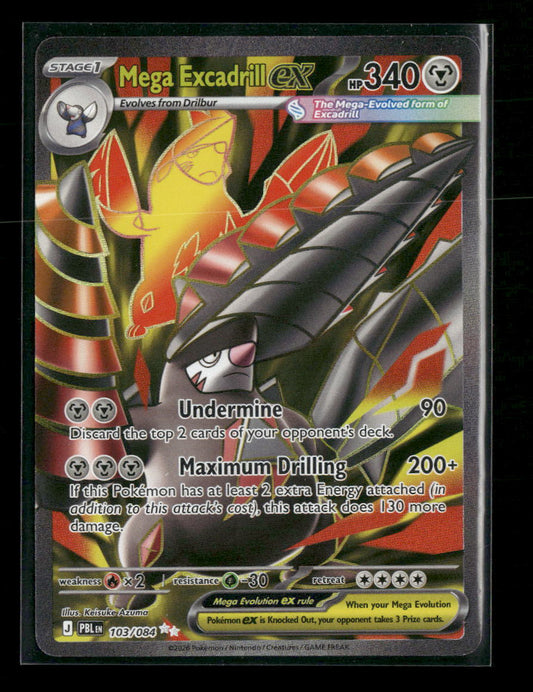ME05: Pitch Black Mega Excadrill ex #103/084