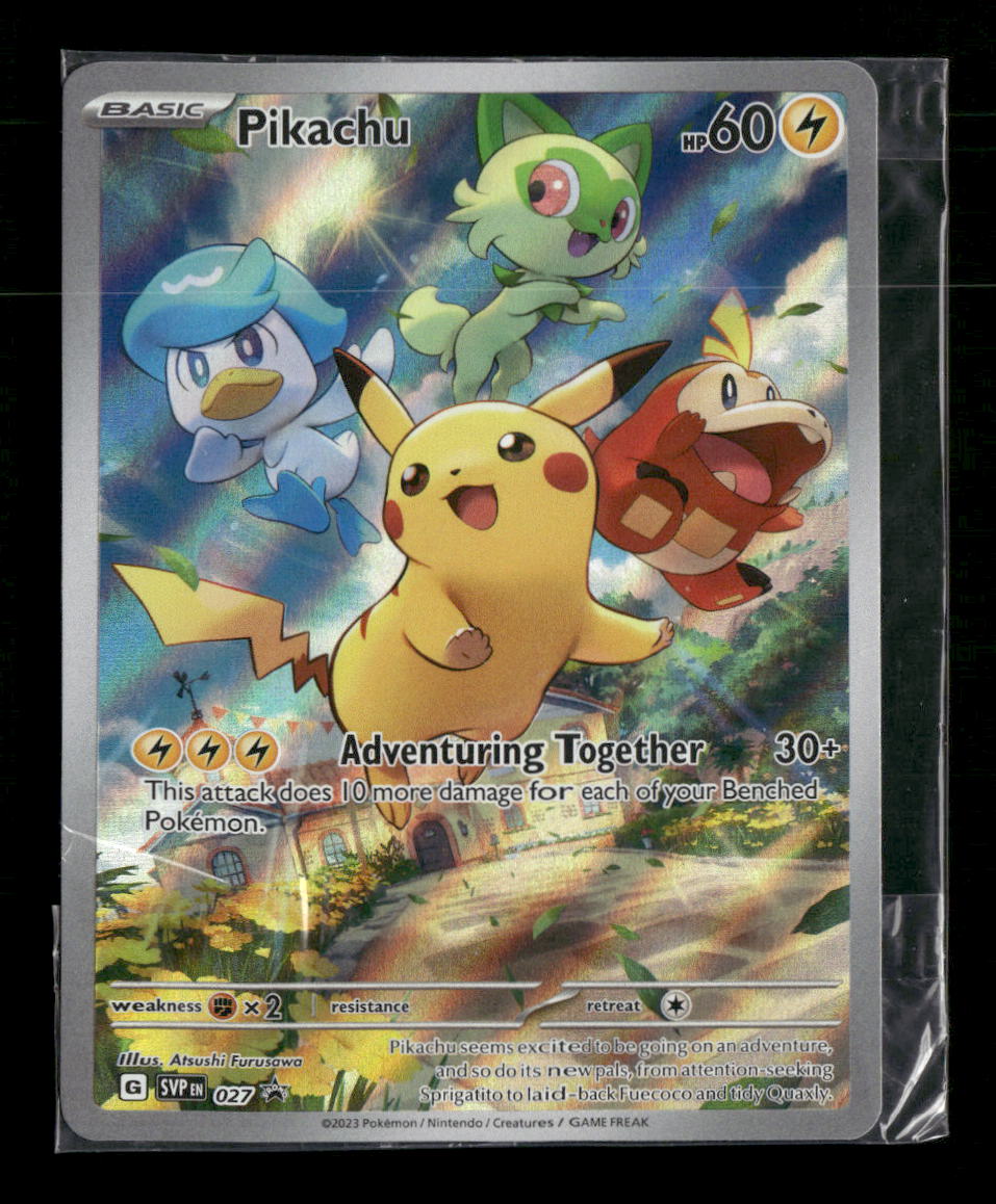SV: Scarlet & Violet Promo Cards Pikachu #027