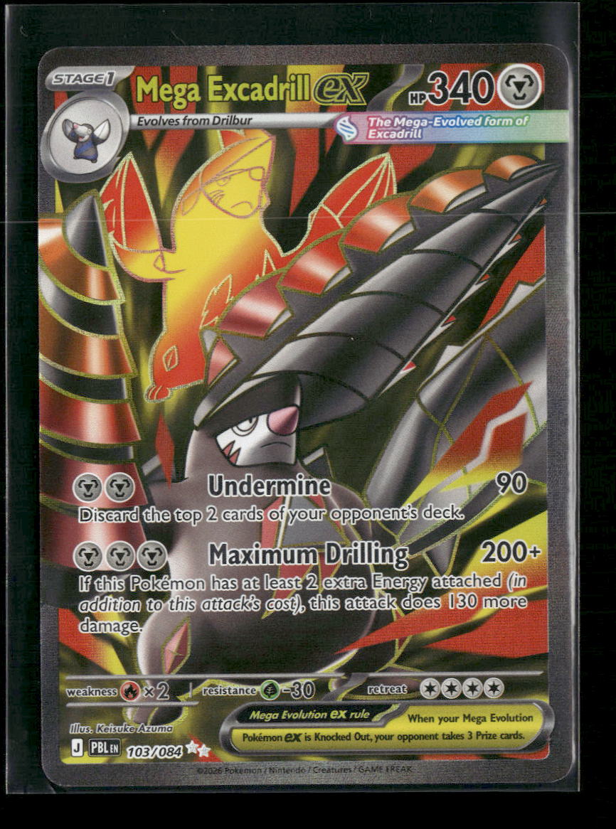 ME05: Pitch Black Mega Excadrill ex #103/084