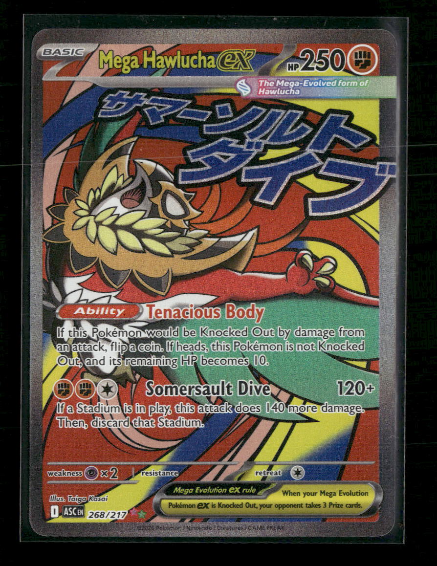 ME: Ascended Heroes Mega Hawlucha ex #268/217