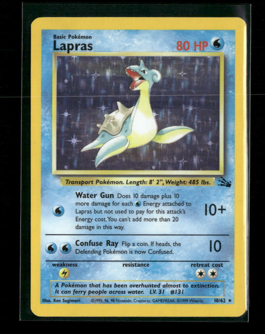 Fossil Lapras (10) #10/62