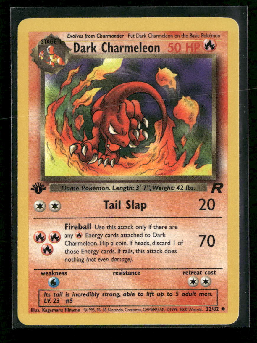 Team Rocket Dark Charmeleon 1st Edition #32/82