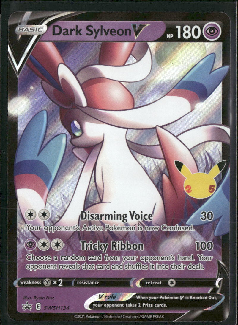 SWSH: Sword & Shield Promo Cards Dark Sylveon V #SWSH134