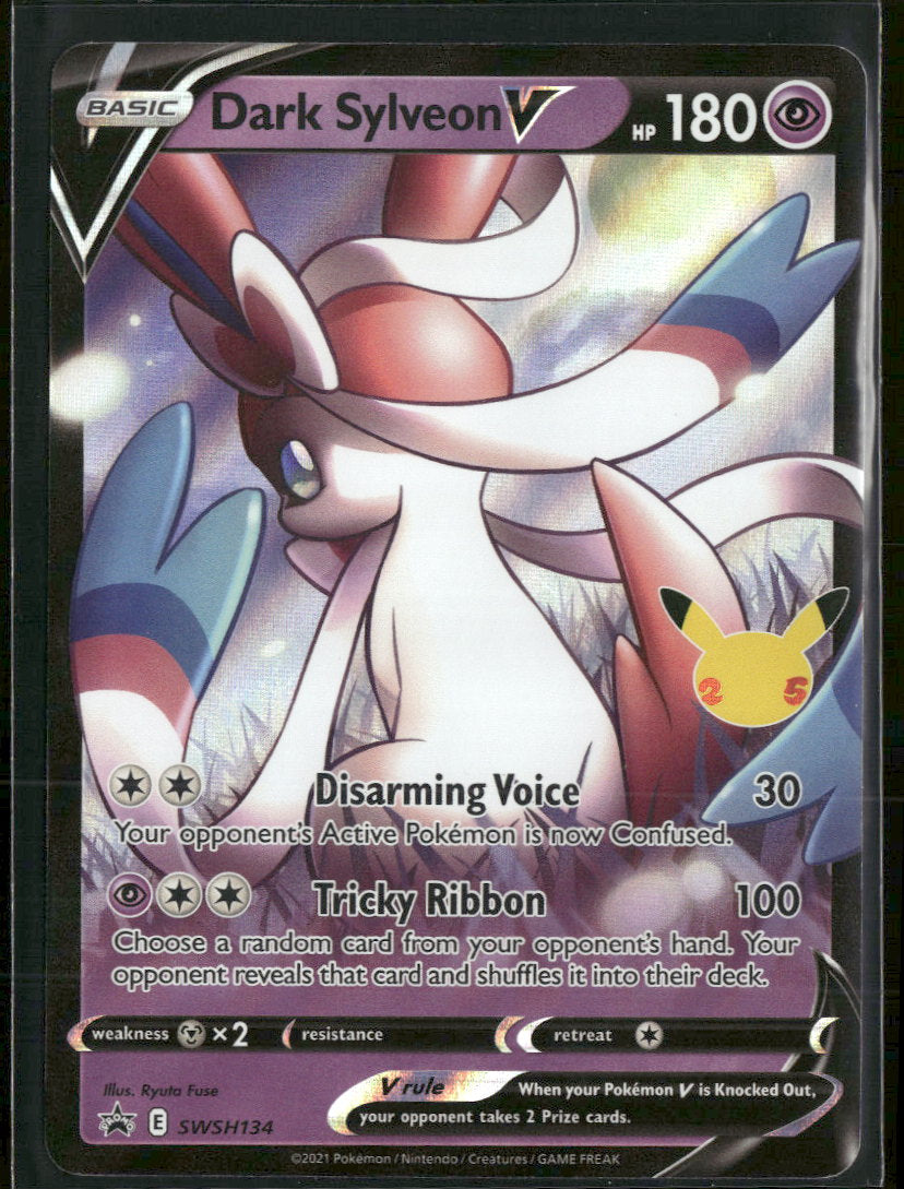 SWSH: Sword & Shield Promo Cards Dark Sylveon V #SWSH134