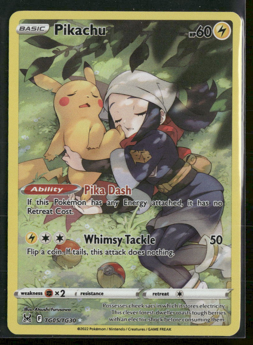 SWSH11: Lost Origin Trainer Gallery Pikachu #TG05/TG30