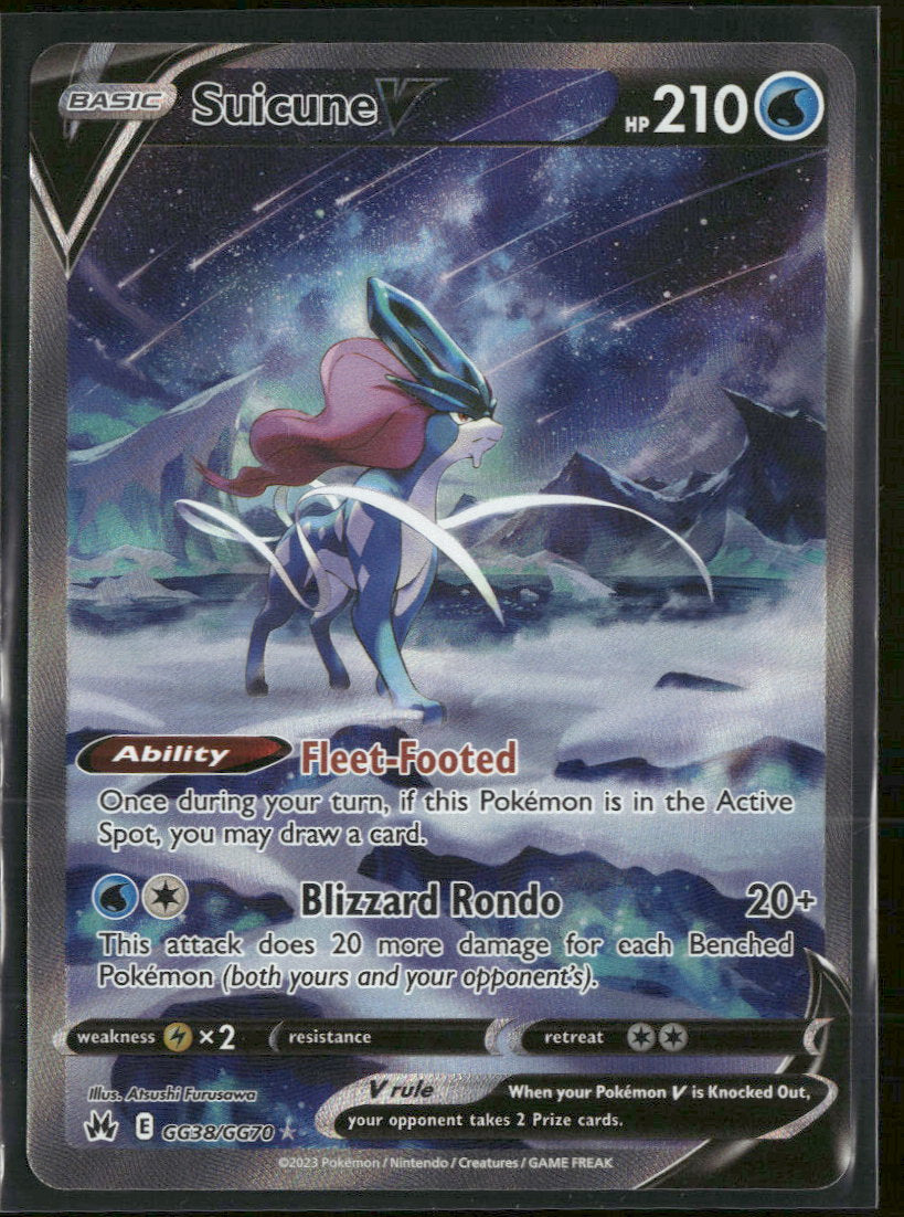 SWSH: Crown Zenith: Galarian Gallery Suicune V #GG38/GG70