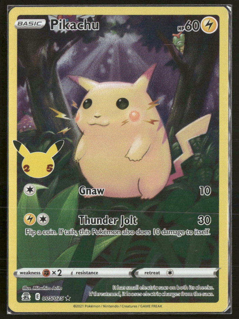 Celebrations Pikachu #005/025