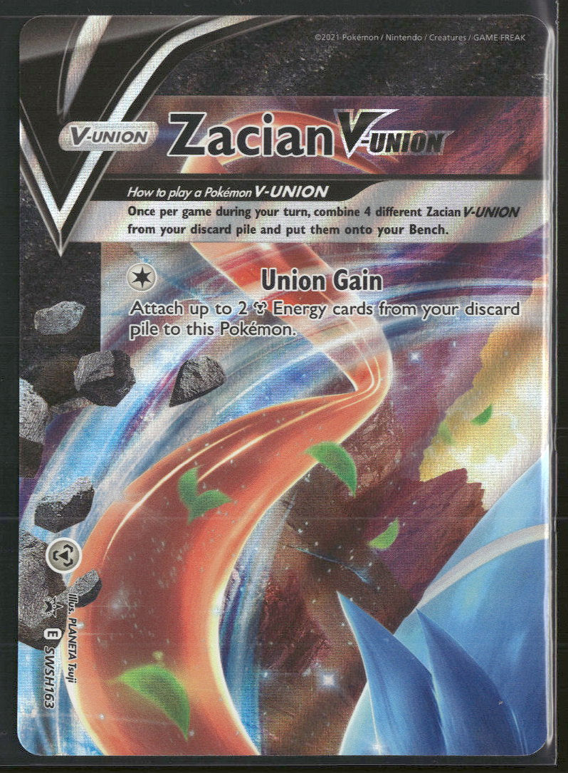 SWSH: Sword & Shield Promo Cards Zacian V-UNION ( 4 Card Set ) #SWSH163